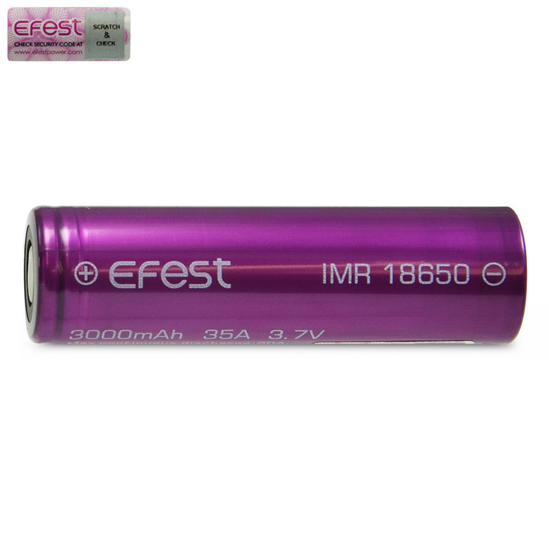 EFEST - 18650 3000mAh Battery 1pc