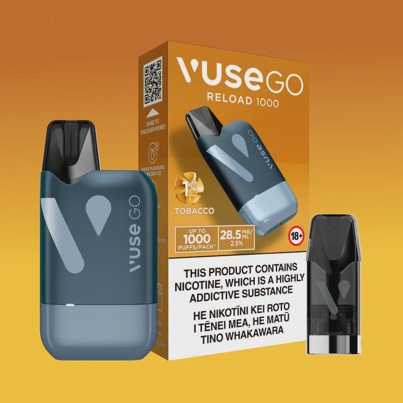 VuseGo Reload Black Kit Tobacco 2.5%