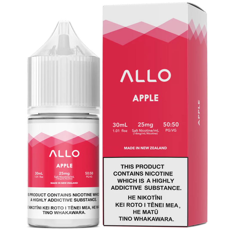 Allo E-Liquid - Apple (PKA  Fuji Apple Ice)