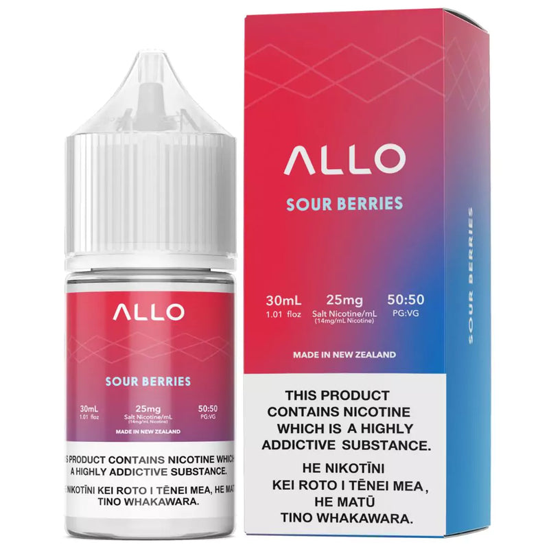 Allo E-Liquid - Sour Berries (PKA  Energy Drink)