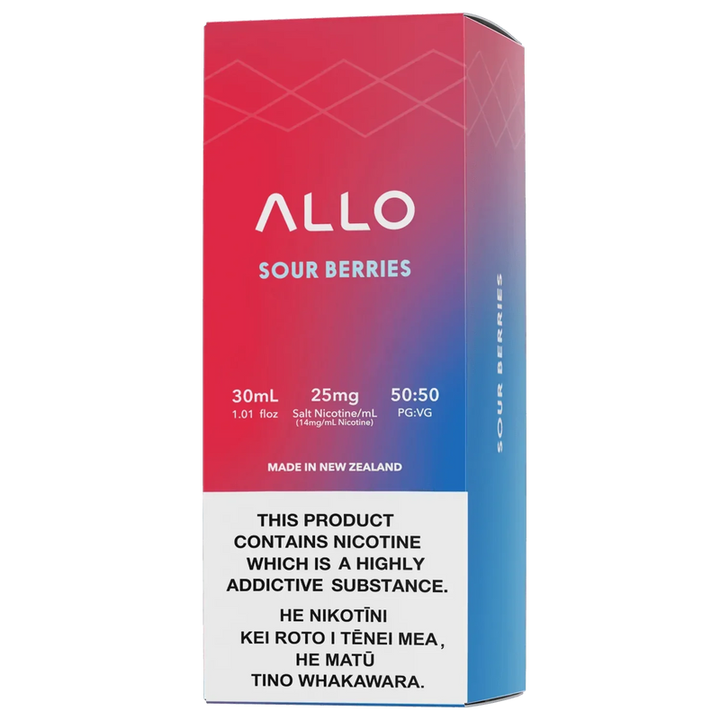 Allo E-Liquid - Sour Berries (PKA  Energy Drink)