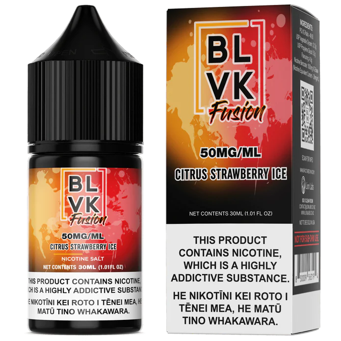 BLVK Fusion - Citrus Strawberry Ice 30ml