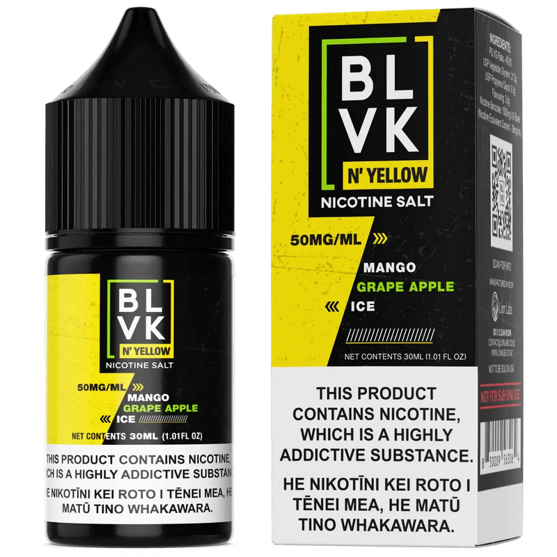 BLVK N' YELLOW - Mango Grape Apple Ice