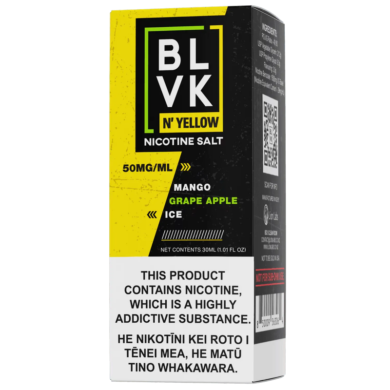 BLVK N' YELLOW - Mango Grape Apple Ice