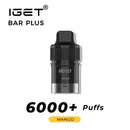 IGET Bar Plus 6000 - Mango Disposable Vape