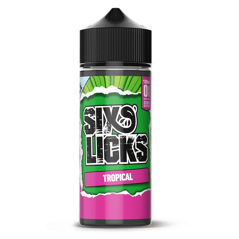 SIX LICKS - Tropical 100ml