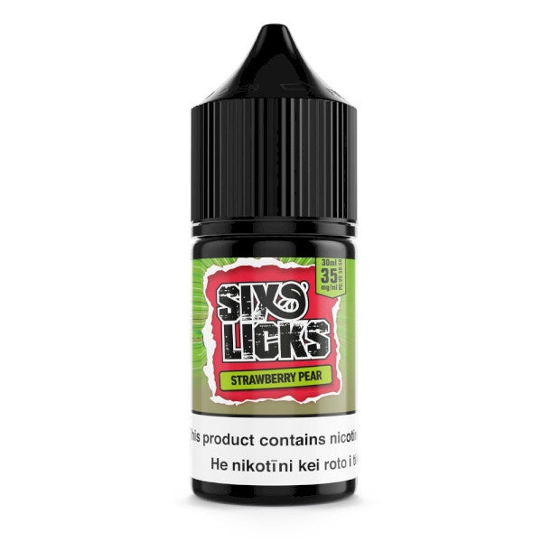 SIX LICKS Salts - Strawberry Pear 30ml