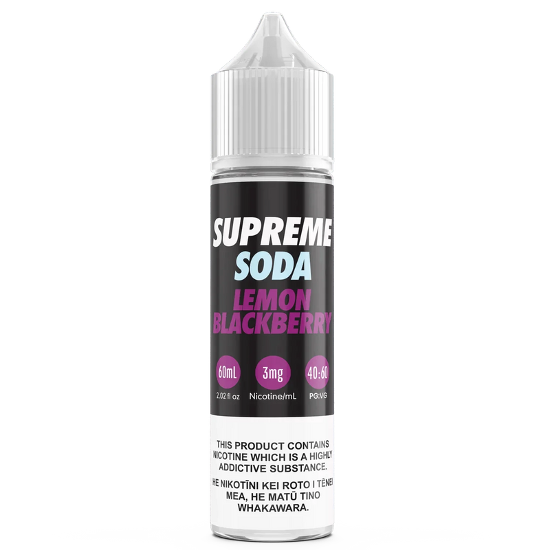 Supreme Soda - Lemon Blackberry (PKA Supreme Lemonade  - Blackcurrant)