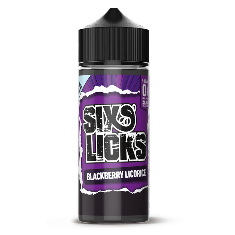 SIX LICKS - Blackberry Licorice 100ml