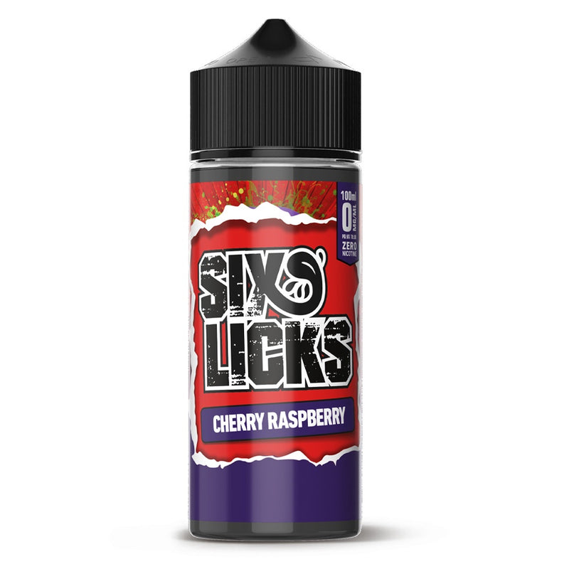 SIX LICKS - Cherry Raspberry 100ml